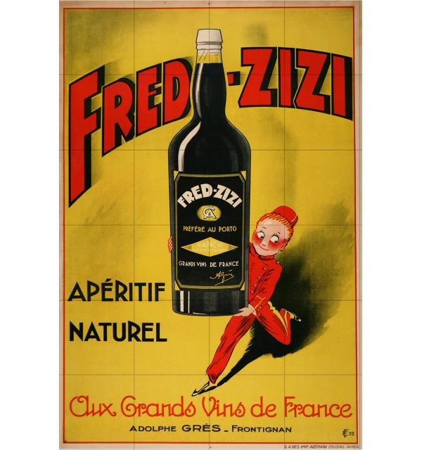 Crédence Vintage Fred Zizi